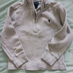 Polo by Ralph Lauren Heather Gray Zip Sweater